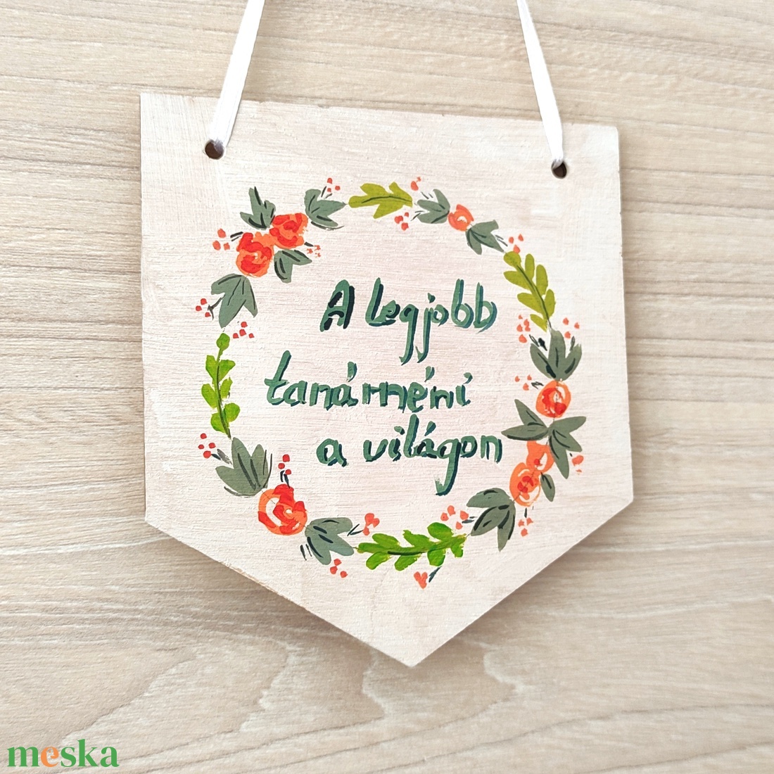 Feliratos tábla, A legjobb tanárnéni a világon felirattal - otthon & életmód - dekoráció - fali és függő dekoráció - felirat - Meska.hu Feliratos tábla, A legjobb tanárnéni a világon felirattal - otthon & életmód - dekoráció - fali és függő dekoráció - felirat - Meska.hu