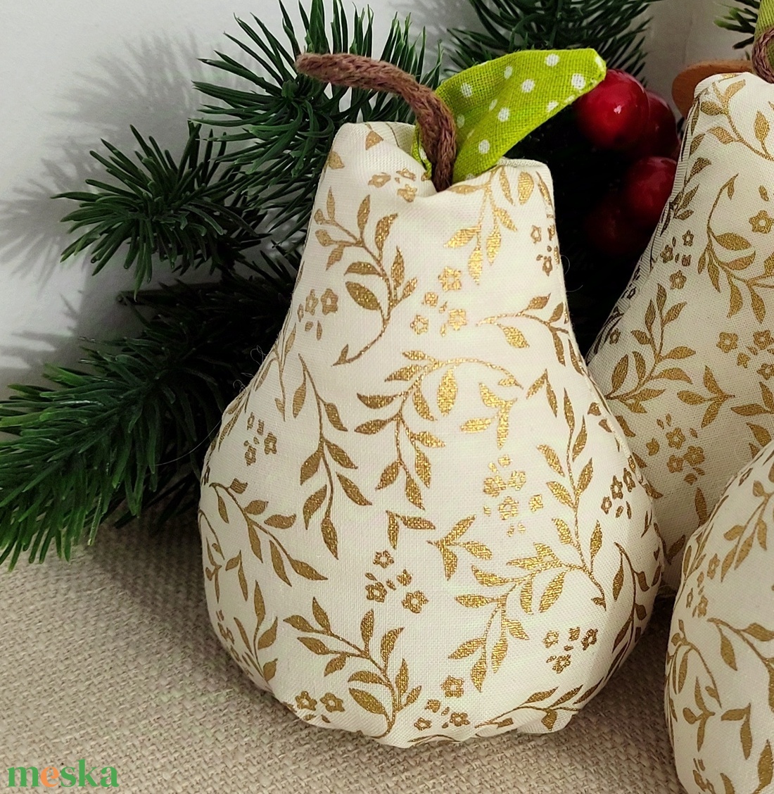 Karácsonyi körte, textil dekoráció - karácsony - karácsonyi lakásdekoráció - karácsonyi lakásdíszek - Meska.hu Karácsonyi körte, textil dekoráció - karácsony - karácsonyi lakásdekoráció - karácsonyi lakásdíszek - Meska.hu