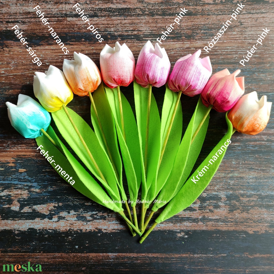 Festett textil tulipánok, örök csokor, rózsaszín-pink 12 szál/cs, születésnapi csokor - otthon & életmód - dekoráció - virágdísz és tartó - csokor & virágdísz - Meska.hu Festett textil tulipánok, örök csokor, rózsaszín-pink 12 szál/cs, születésnapi csokor - otthon & életmód - dekoráció - virágdísz és tartó - csokor & virágdísz - Meska.hu