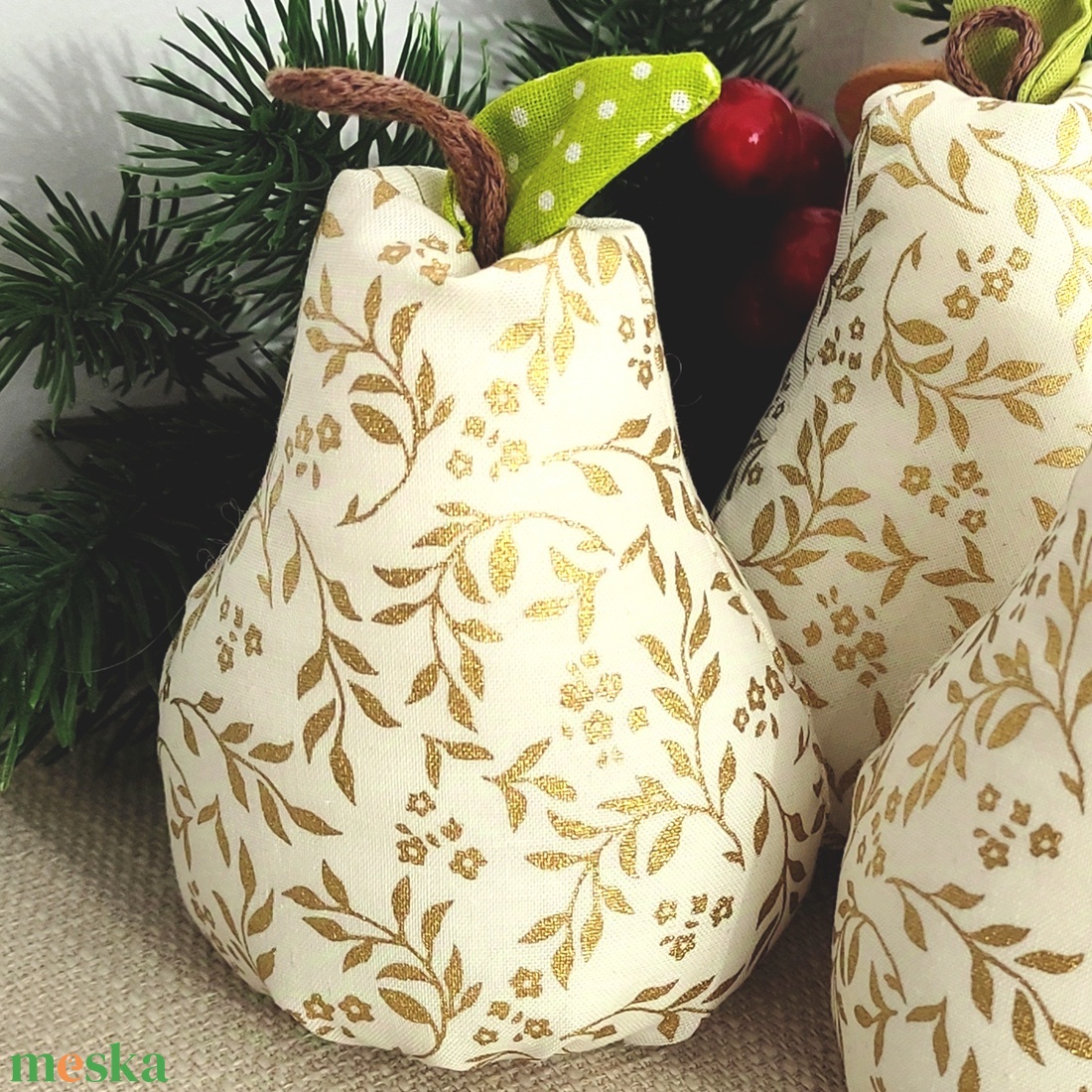 Karácsonyi textil körte dekoráció - karácsony - karácsonyi lakásdekoráció - karácsonyi lakásdíszek - Meska.hu Karácsonyi textil körte dekoráció - karácsony - karácsonyi lakásdekoráció - karácsonyi lakásdíszek - Meska.hu