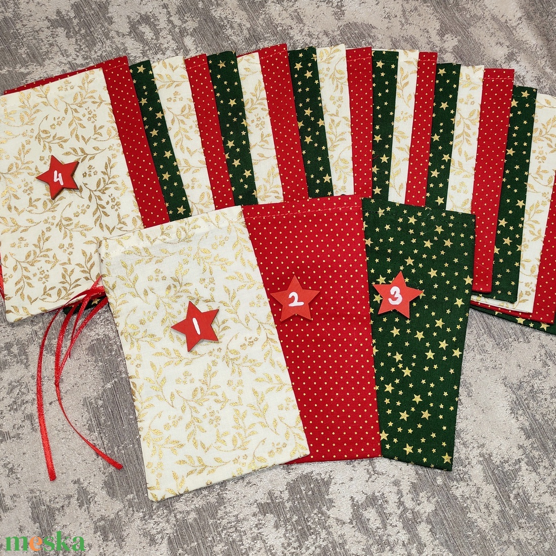 Adventi naptár -több méret - karácsony - adventi díszek - adventi naptár - Meska.hu