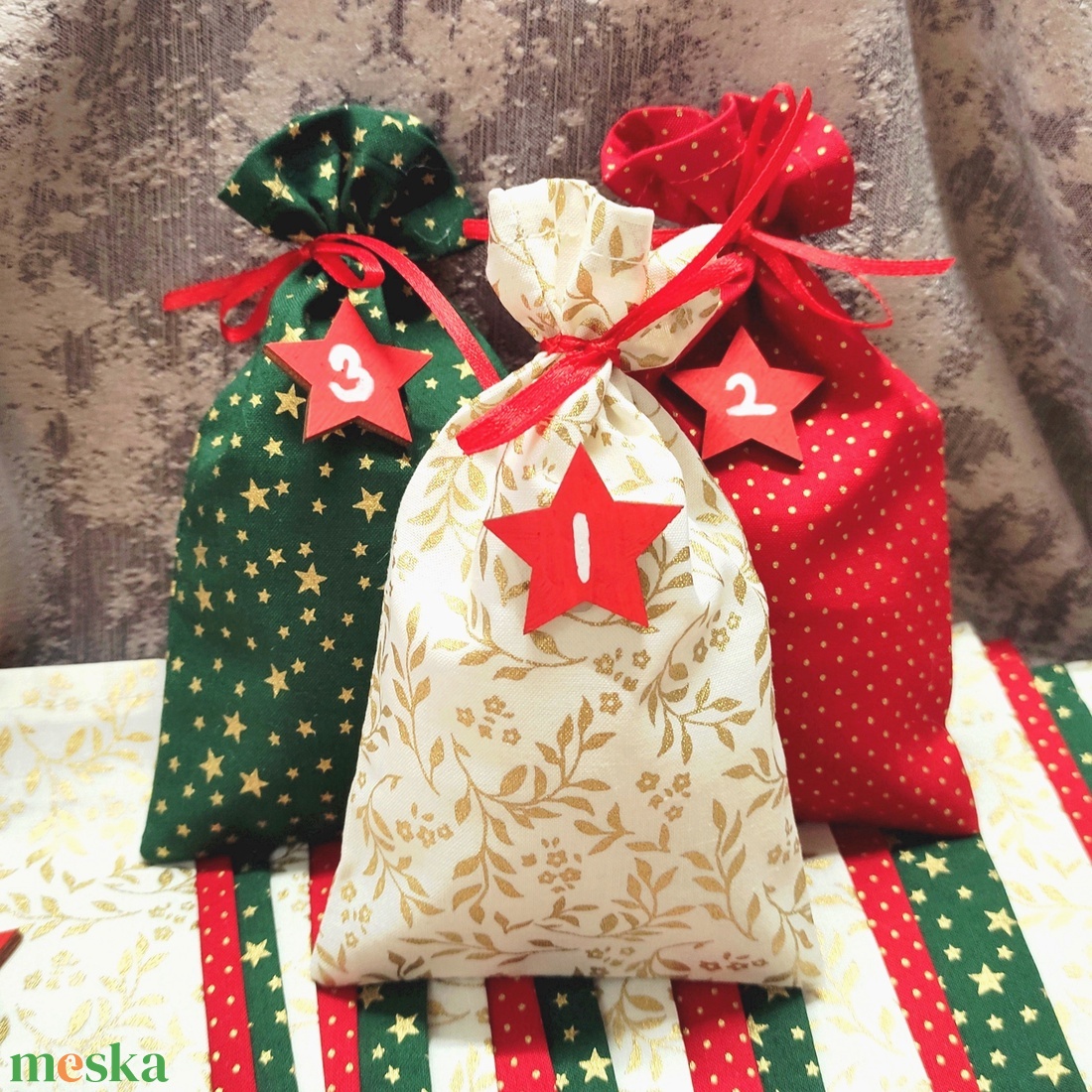 Adventi naptár -több méret - karácsony - adventi díszek - adventi naptár - Meska.hu