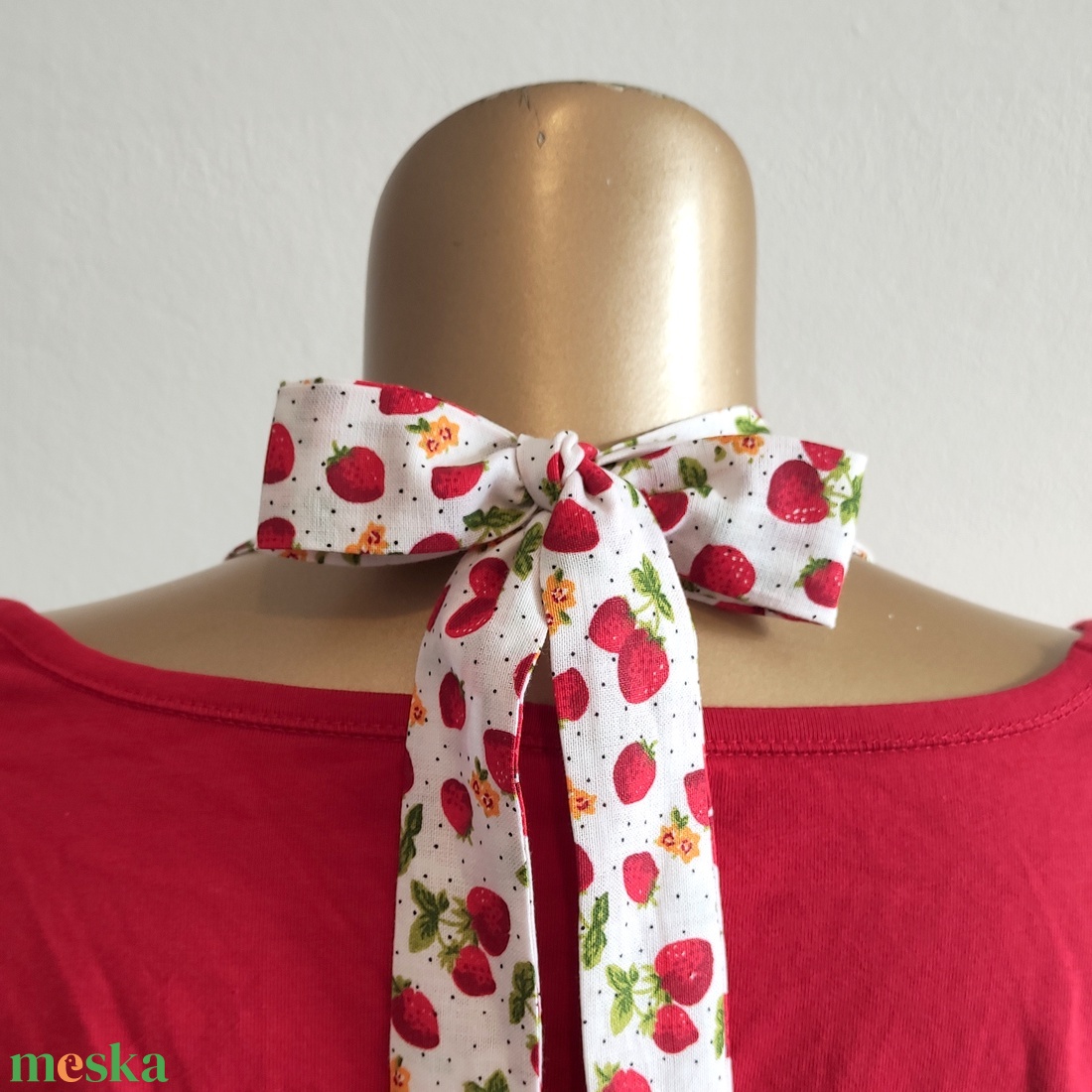 Csinos női kötény - otthon & életmód - konyhafelszerelés, tálalás - konyhai textil - kötény - Meska.hu