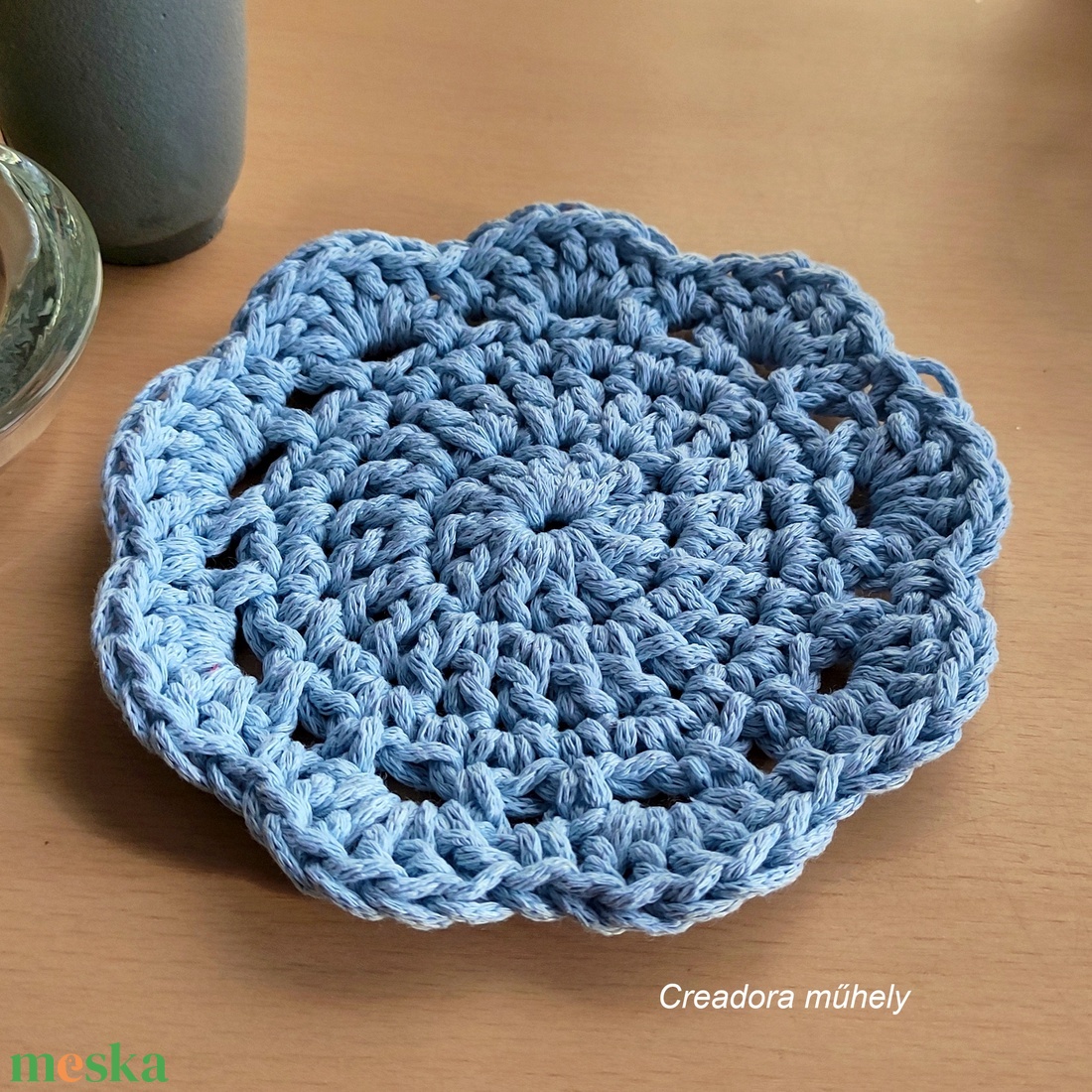 Horgolt kis terítő több színben - otthon & életmód - konyhafelszerelés, tálalás - tálalás - tányér- és poháralátét - Meska.hu