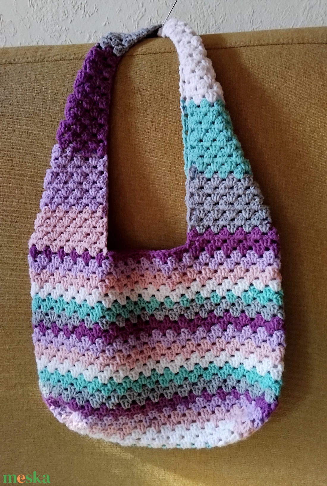 Horgolt tarisznya - diy (csináld magad) - szabásminta, útmutató - horgolási minta - Meska.hu Horgolt tarisznya - diy (csináld magad) - szabásminta, útmutató - horgolási minta - Meska.hu