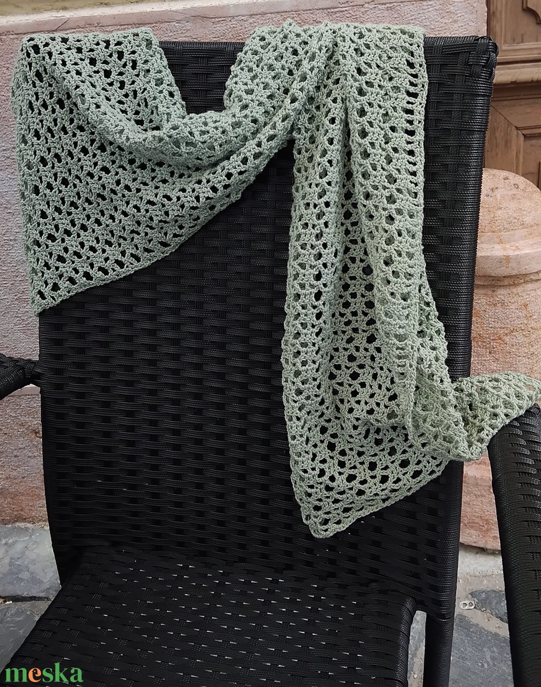 Horgolt nyári vállkendő - diy (csináld magad) - szabásminta, útmutató - horgolási minta - Meska.hu