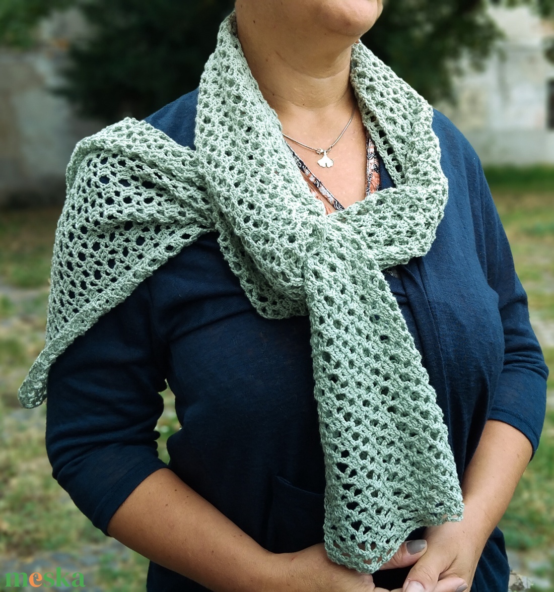 Horgolt nyári vállkendő - diy (csináld magad) - szabásminta, útmutató - horgolási minta - Meska.hu