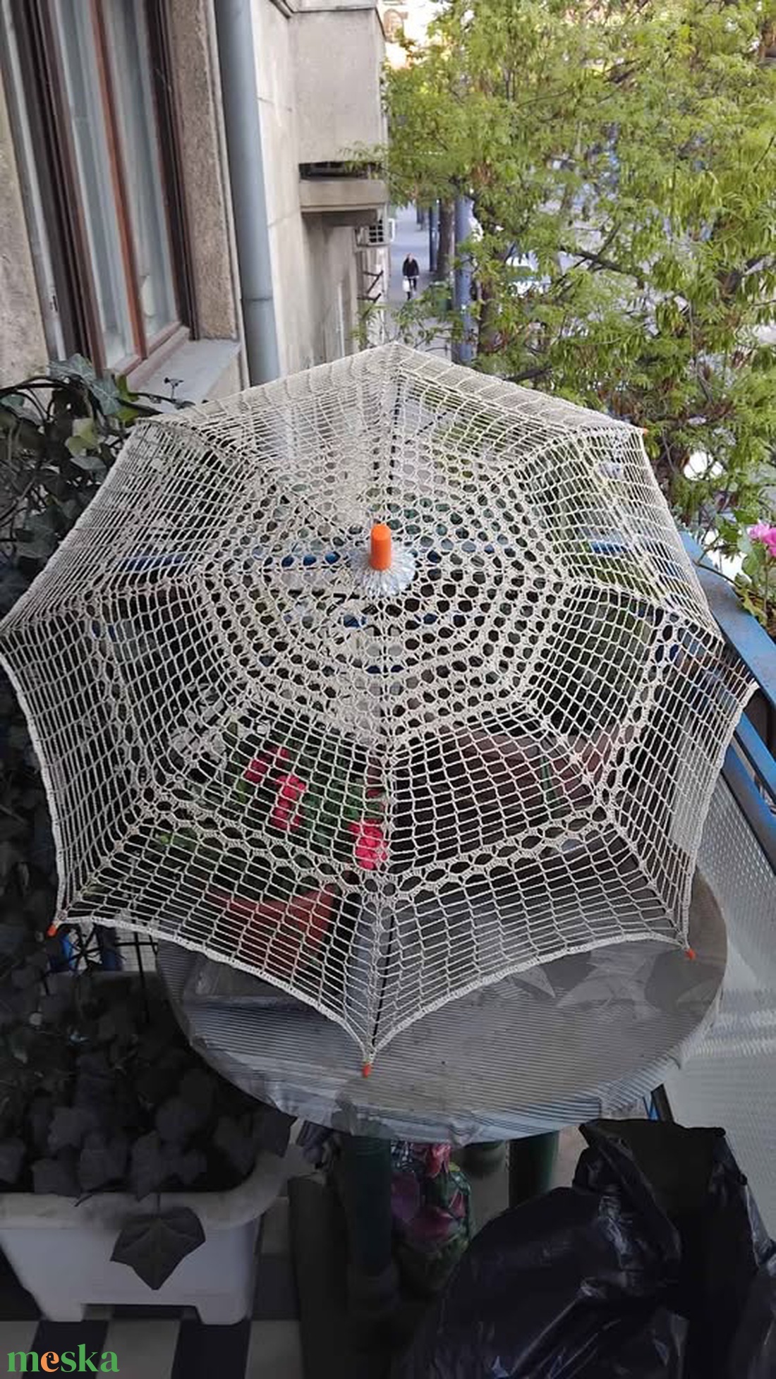 Horgolt napernyő - diy (csináld magad) - szabásminta, útmutató - horgolási minta - Meska.hu