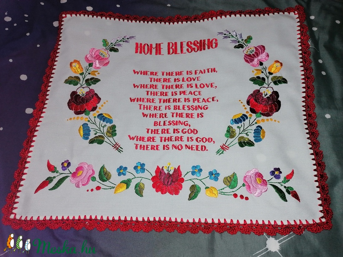 Angol nyelvű házi áldás - otthon & életmód - vallás - házi áldás - Meska.hu