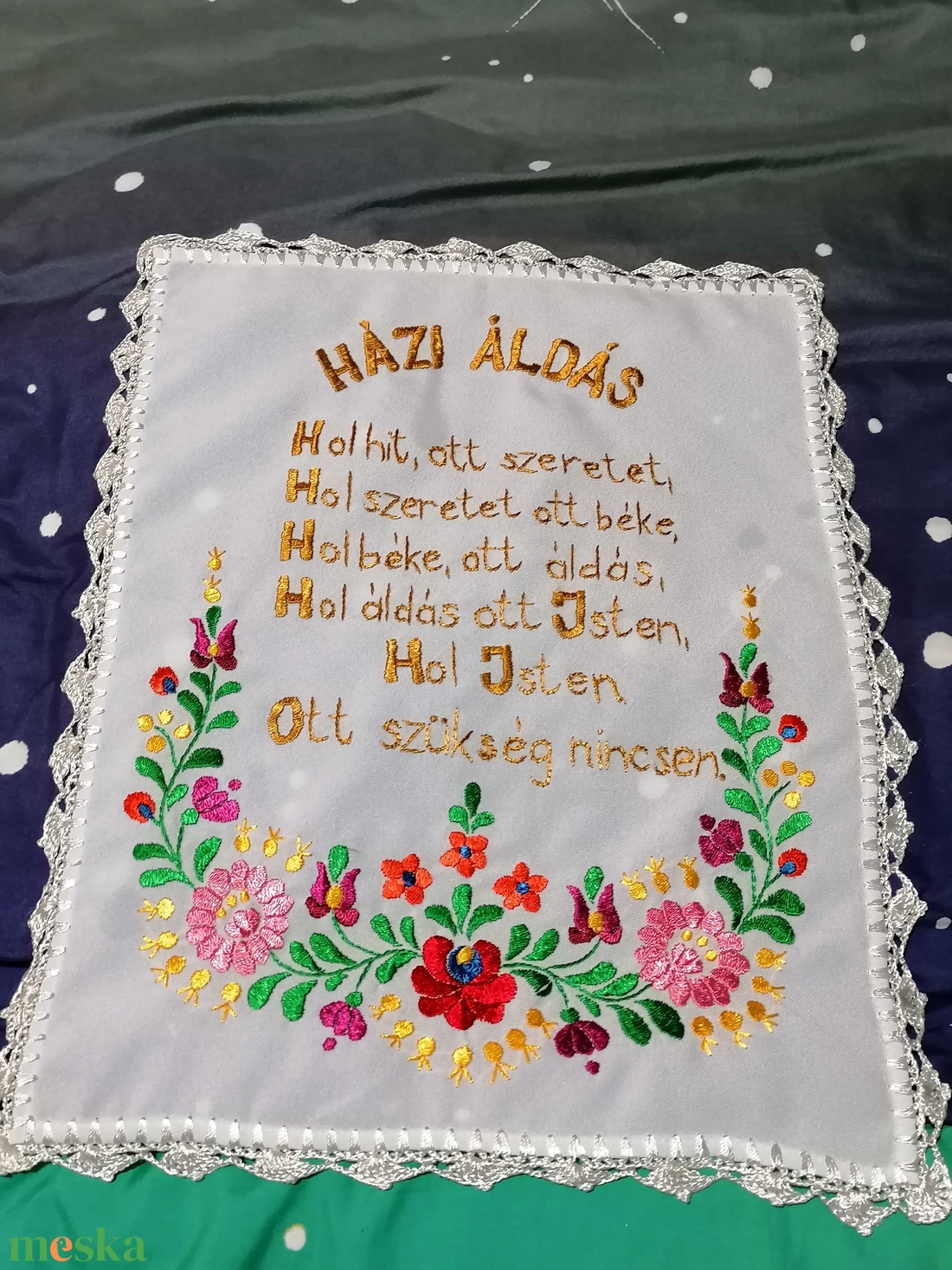 Matyó házi áldás - otthon & életmód - vallás - házi áldás - Meska.hu Matyó házi áldás - otthon & életmód - vallás - házi áldás - Meska.hu