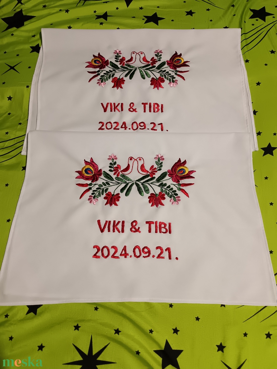 Násznagy kendő - esküvő - kiegészítők - Meska.hu