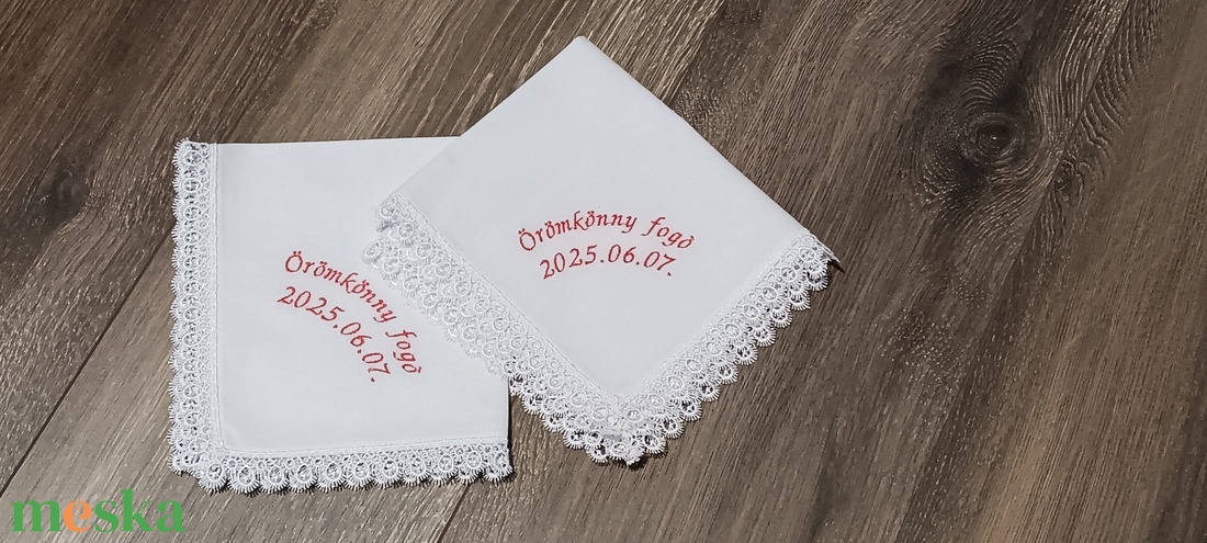 Örömkönny fogó kendő - esküvő - emlék & ajándék - köszönőajándék - Meska.hu Örömkönny fogó kendő - esküvő - emlék & ajándék - köszönőajándék - Meska.hu