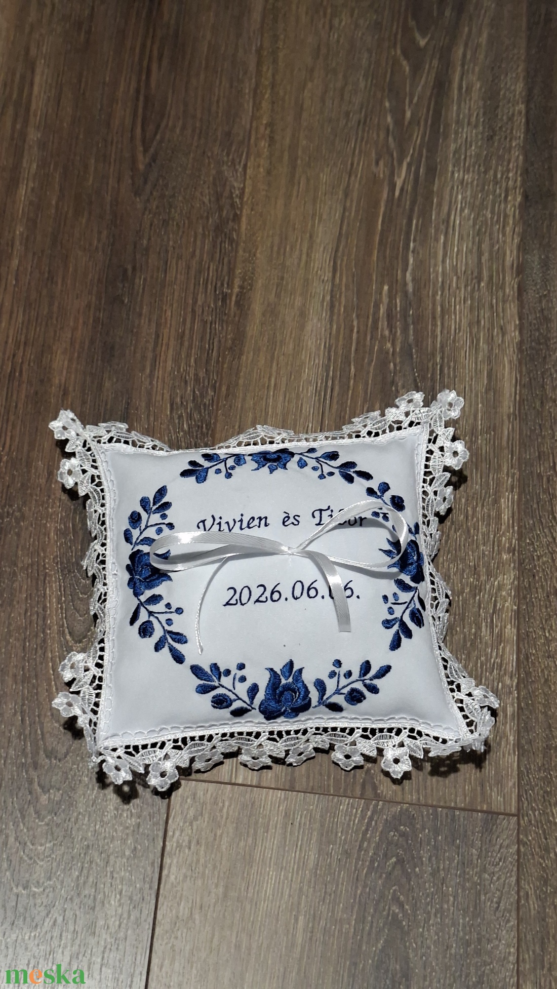 Gyűrűpárna  - esküvő - kiegészítők - gyűrűtartó & gyűrűpárna - Meska.hu