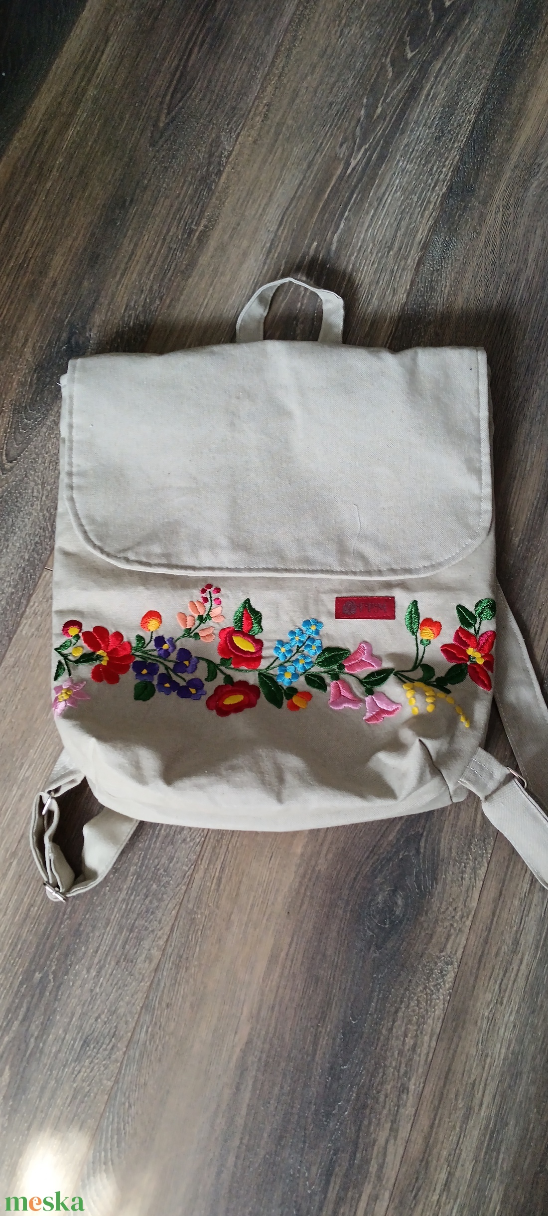 H�mzett hátizsák  - táska & tok - hátizsák - kishátizsák - Meska.hu