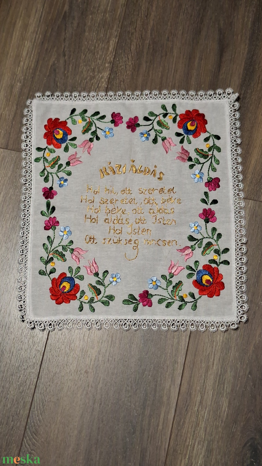 Matyó  áldás  - otthon & életmód - konyhafelszerelés, tálalás - konyhai dekoráció - konyhai dísz - Meska.hu