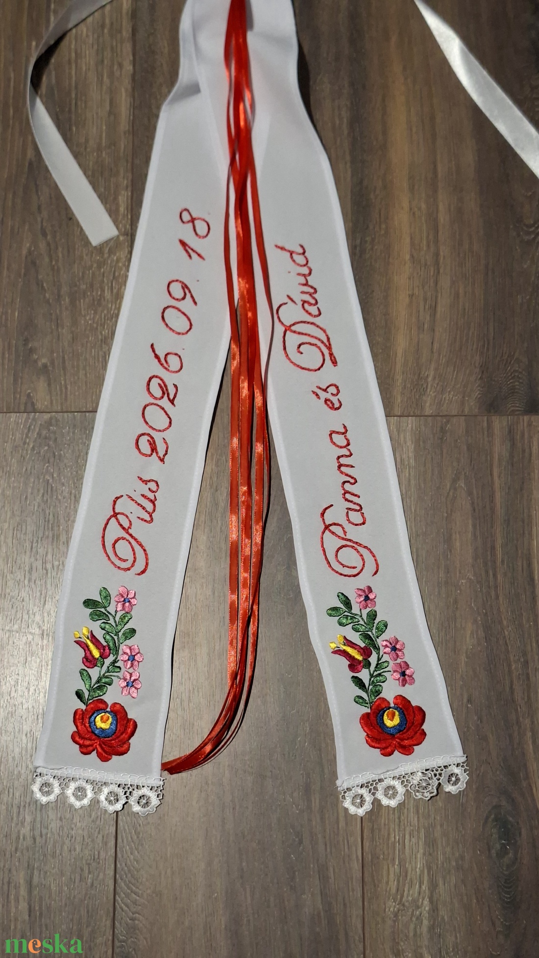 Vőfély szalag - esküvő - kiegészítők - öv & pánt - Meska.hu