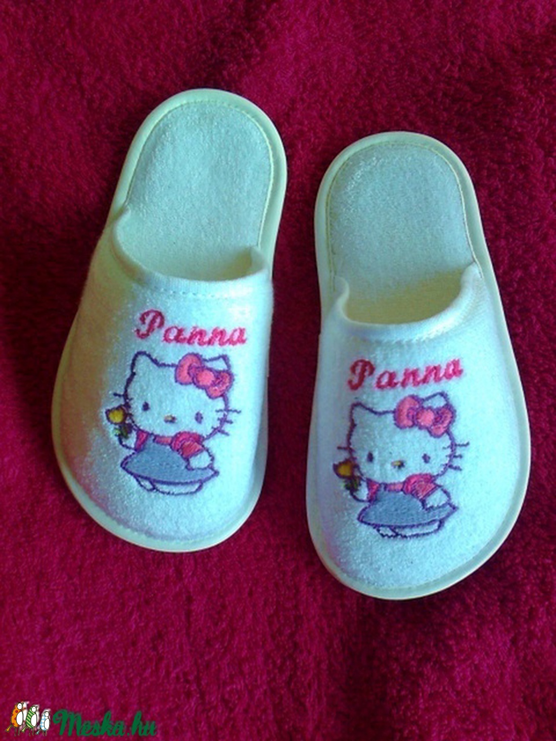  Hello Kitty-s szoba papucs, kicsiknek  -  - Meska.hu