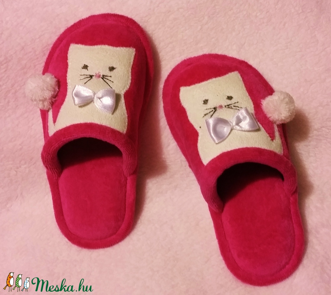 Macskás papucs, - - Meska.hu Macskás papucs, - - Meska.hu