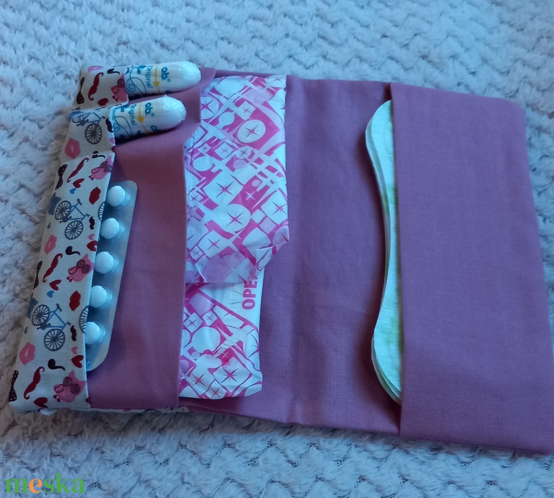 Egészségügyi betét és tampon tartó - szépségápolás - intim higiénia - egészségügyi tartó - Meska.hu