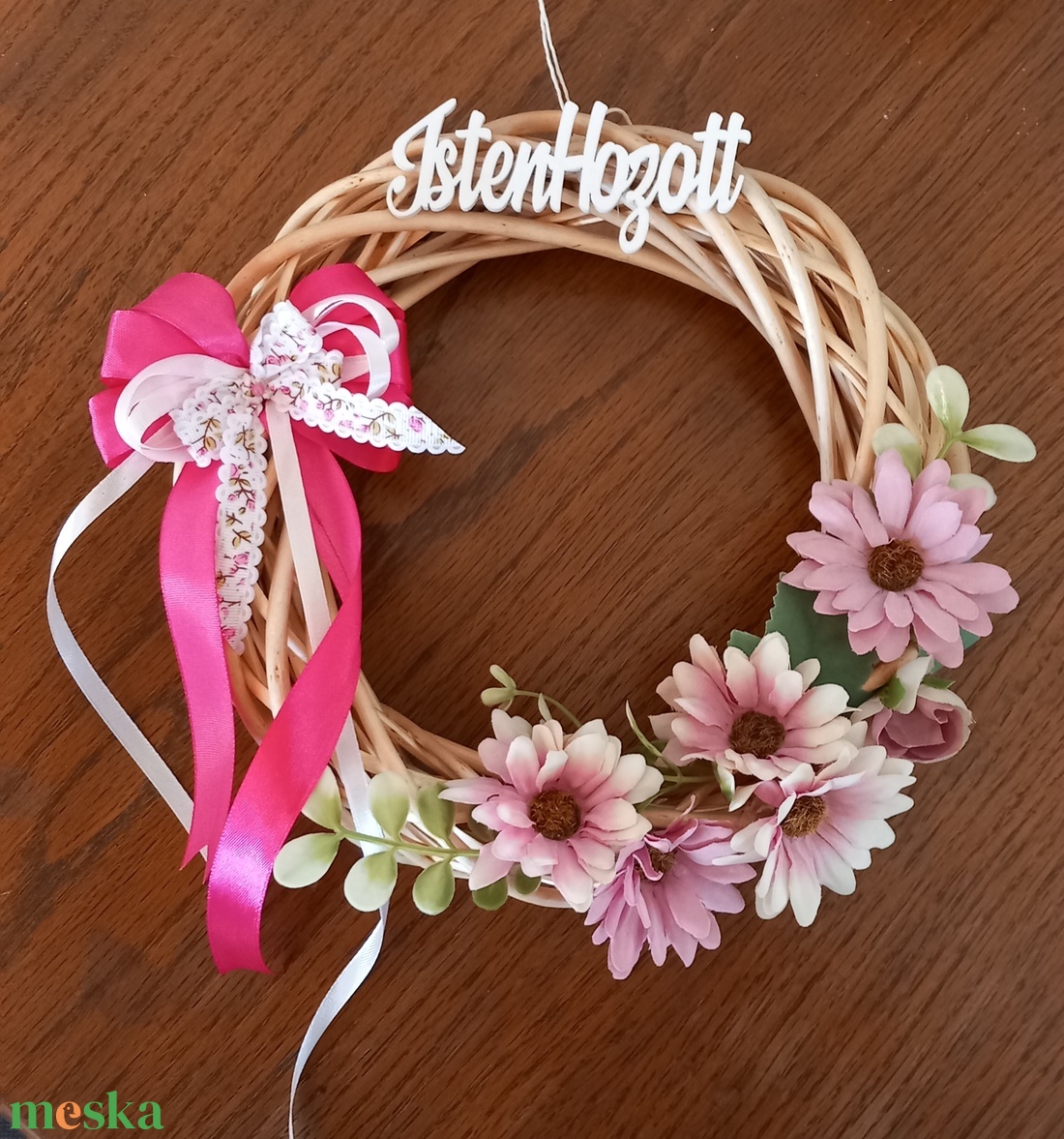 Tavaszi ajtódísz, kopogtató - otthon & életmód - dekoráció - ajtó- és ablak dekoráció - ajtódísz & kopogtató - Meska.hu