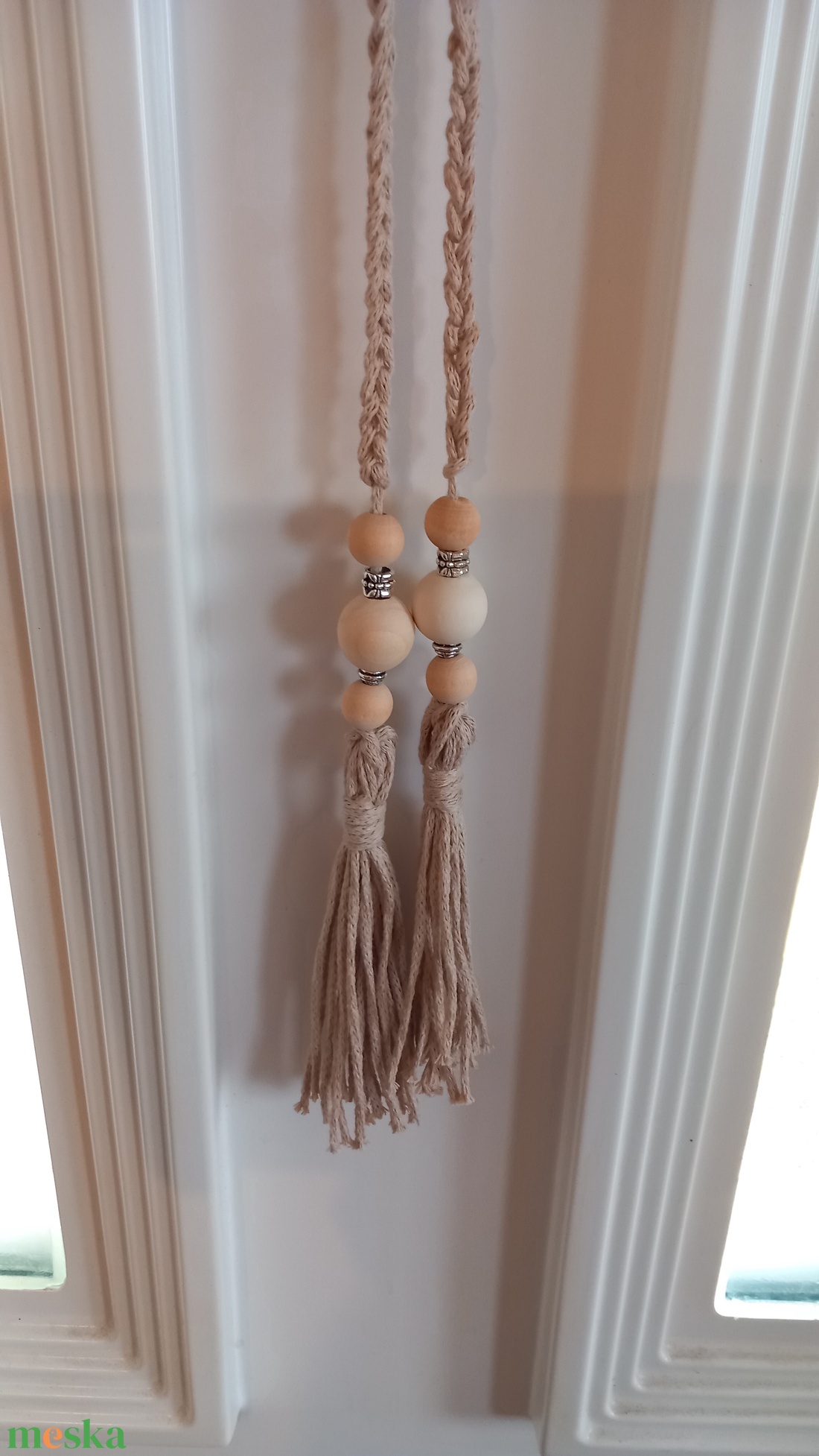 Makramé függönyelkötő zsinór - otthon & életmód - lakástextil - függöny és kiegészítő - függöny elkötő - Meska.hu Makramé függönyelkötő zsinór - otthon & életmód - lakástextil - függöny és kiegészítő - függöny elkötő - Meska.hu