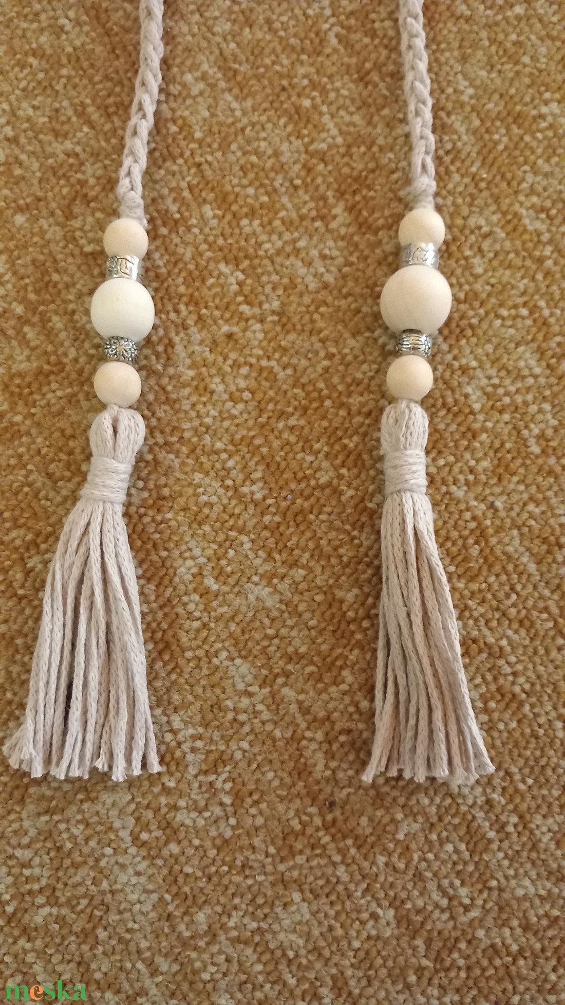 Függönyelkötő zsinór 2 pár ( 4 db) -  - Meska.hu