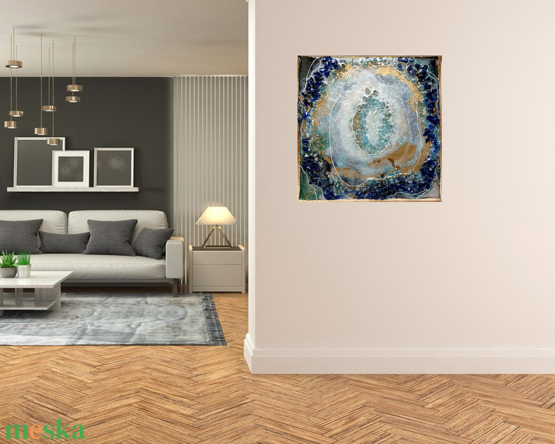 Epoxy geóda - otthon & életmód - dekoráció - kép & falikép - 3d képek - Meska.hu