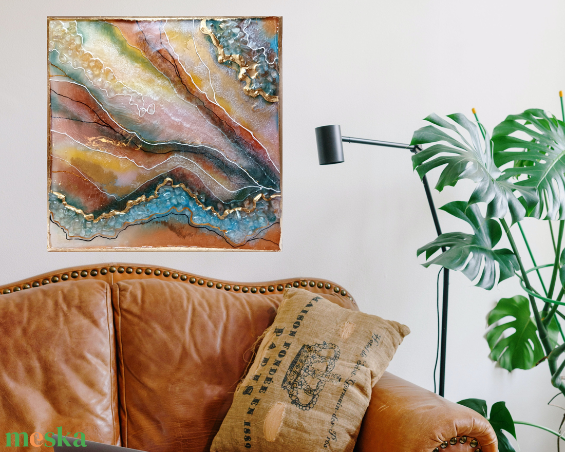 Epoxy geóda - otthon & életmód - dekoráció - kép & falikép - 3d képek - Meska.hu