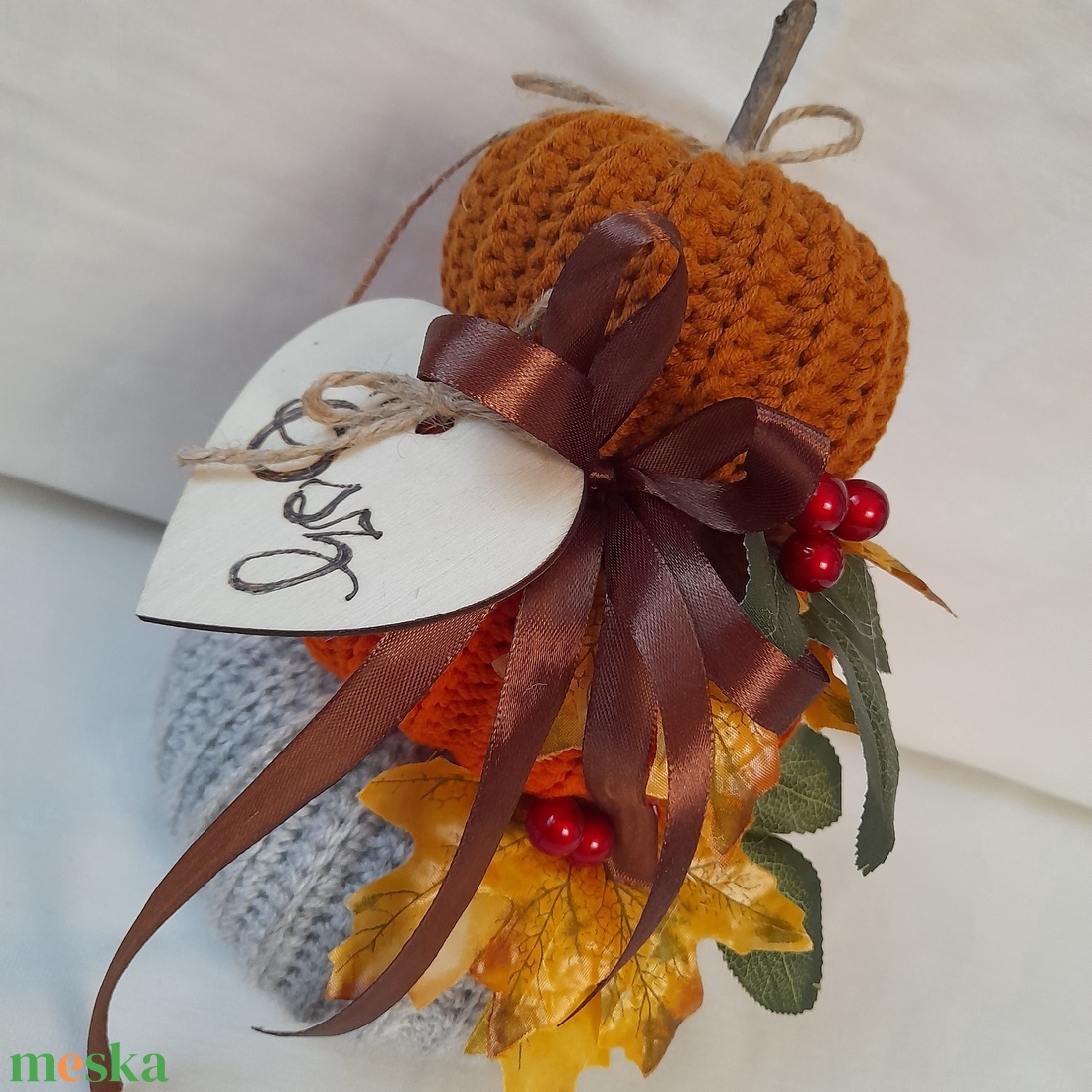 Horgolt őszi Tökdísz - otthon & életmód - dekoráció - halloween - halloweeni dekoráció - Meska.hu Horgolt őszi Tökdísz - otthon & életmód - dekoráció - halloween - halloweeni dekoráció - Meska.hu