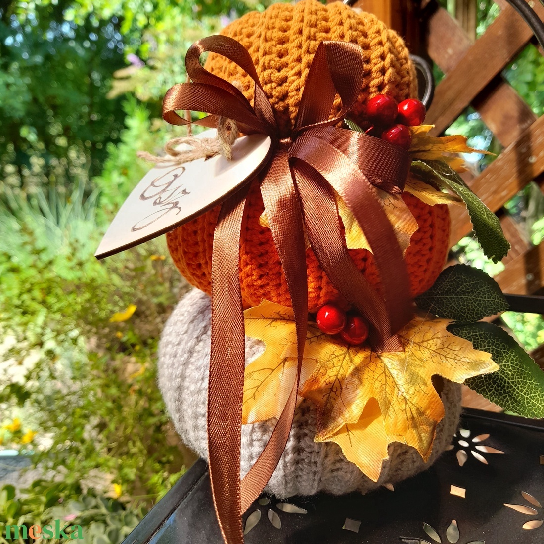 Horgolt őszi Tökdísz - otthon & életmód - dekoráció - halloween - halloweeni dekoráció - Meska.hu Horgolt őszi Tökdísz - otthon & életmód - dekoráció - halloween - halloweeni dekoráció - Meska.hu