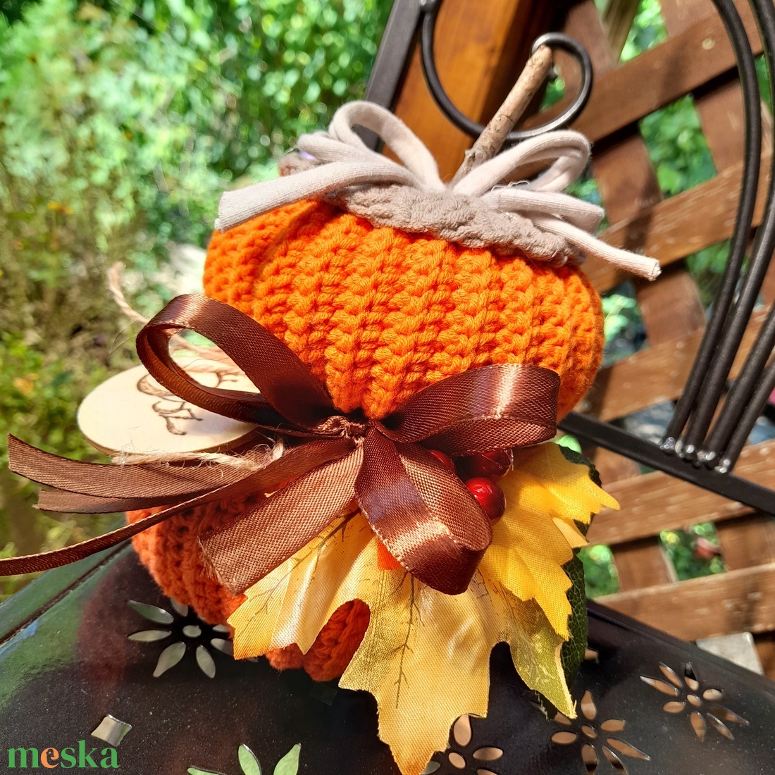 Horgolt őszi Tökdísz - otthon & életmód - dekoráció - halloween - halloweeni dekoráció - Meska.hu Horgolt őszi Tökdísz - otthon & életmód - dekoráció - halloween - halloweeni dekoráció - Meska.hu