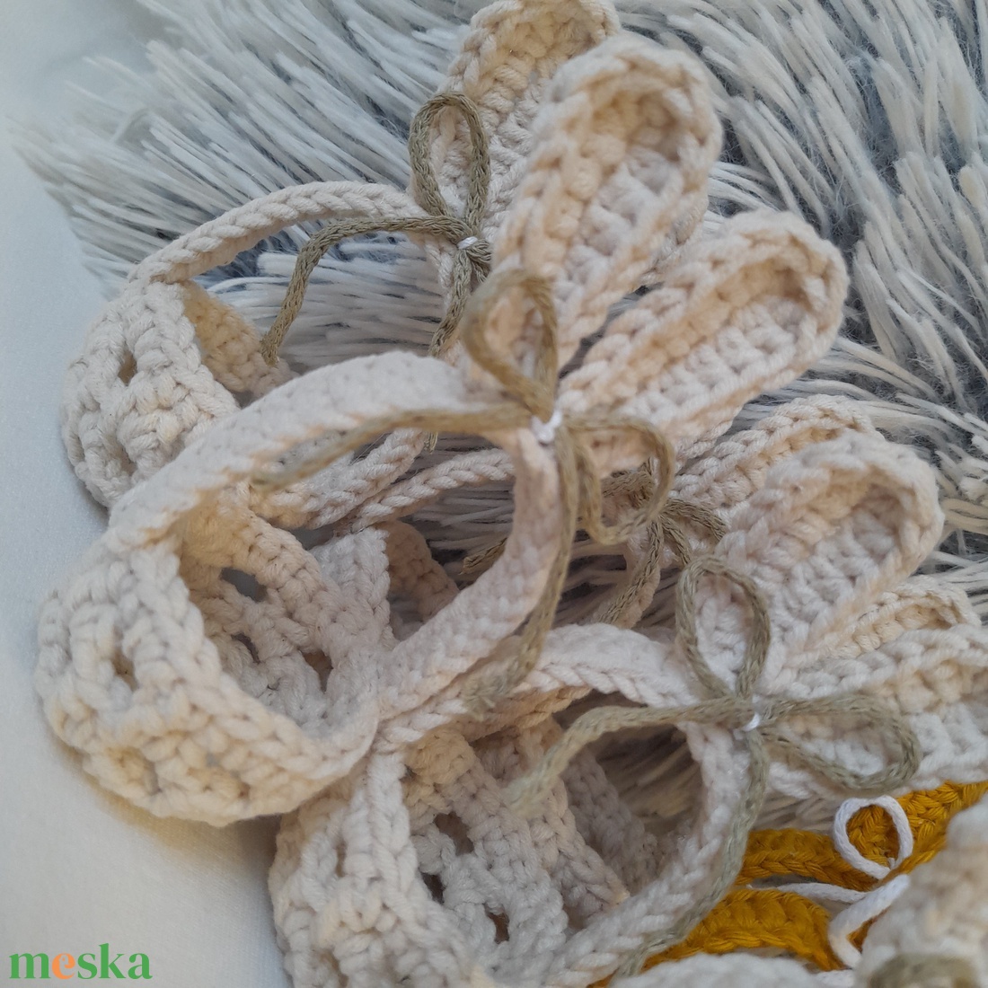 Horgolt tojástartó - ünnepi díszek, dekorációk - húsvéti díszek és dekorációk - húsvéti tojástartó - Meska.hu