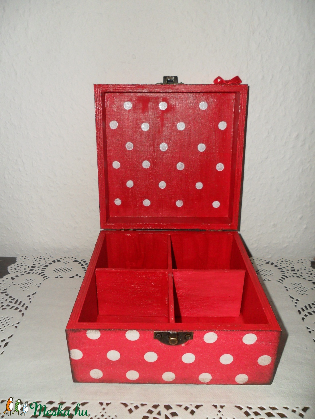 Minnie egeres, rekeszes tárolódoboz lányoknak! - otthon & életmód - dekoráció - Meska.hu
