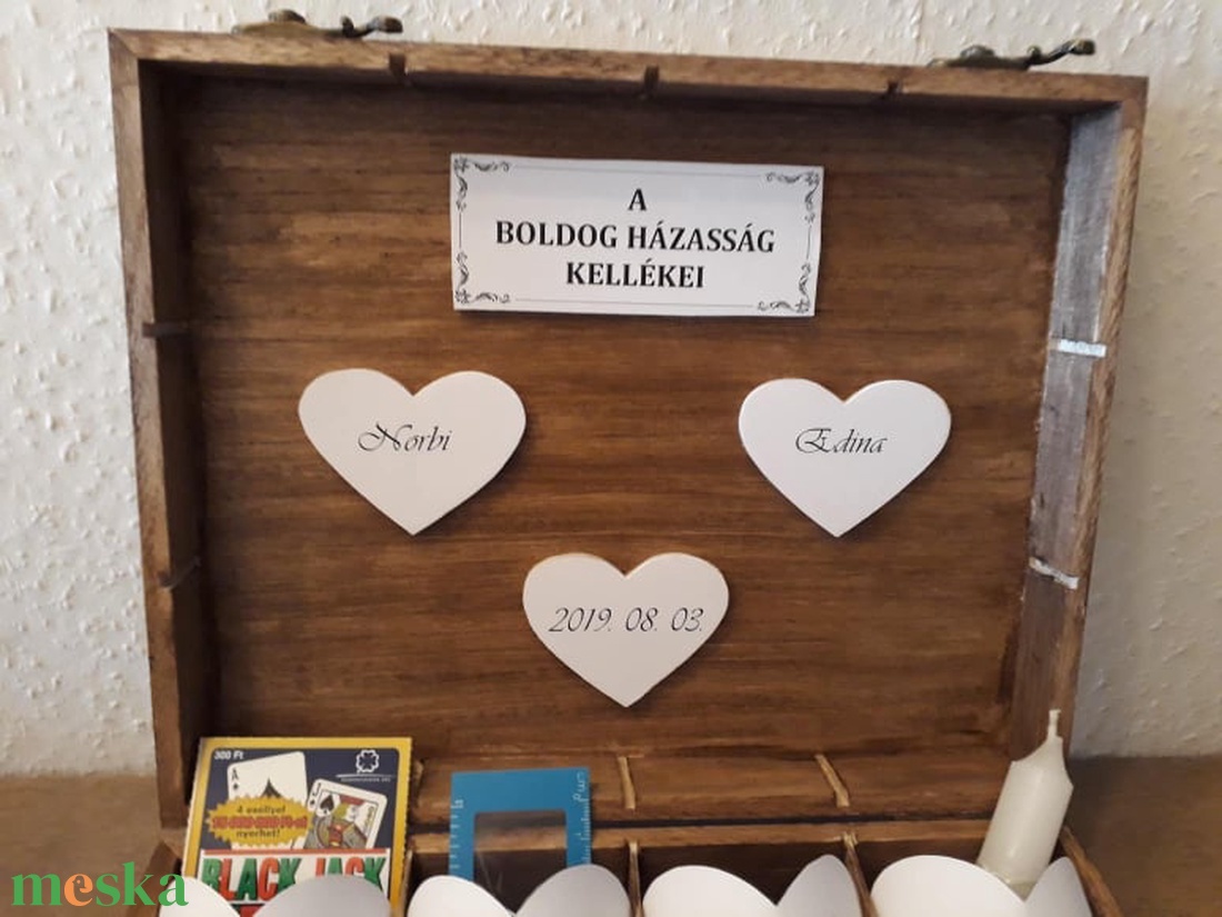Vicces, romantikus esküvői ajándék. - esküvő - emlék & ajándék - nászajándék - Meska.hu