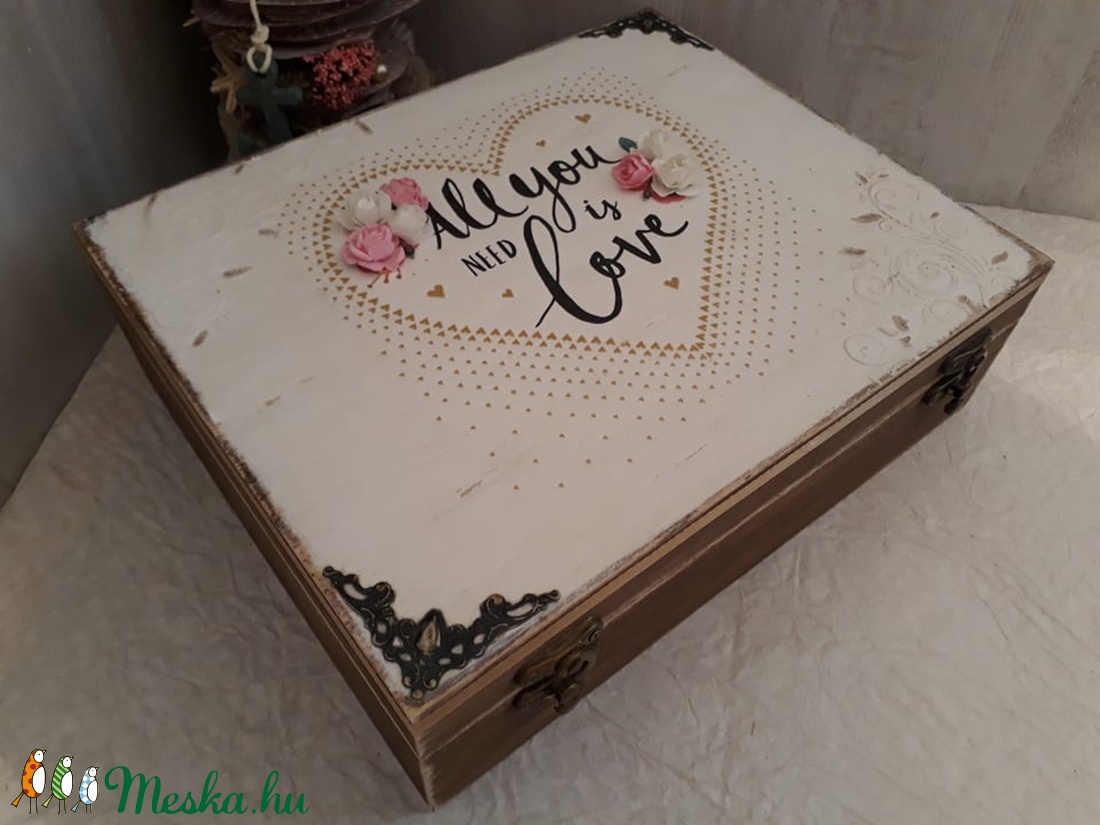 Vicces, romantikus esküvői ajándékdoboz! -  - Meska.hu
