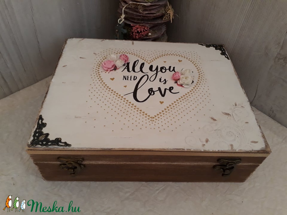 Vicces, romantikus esküvői ajándékdoboz! -  - Meska.hu