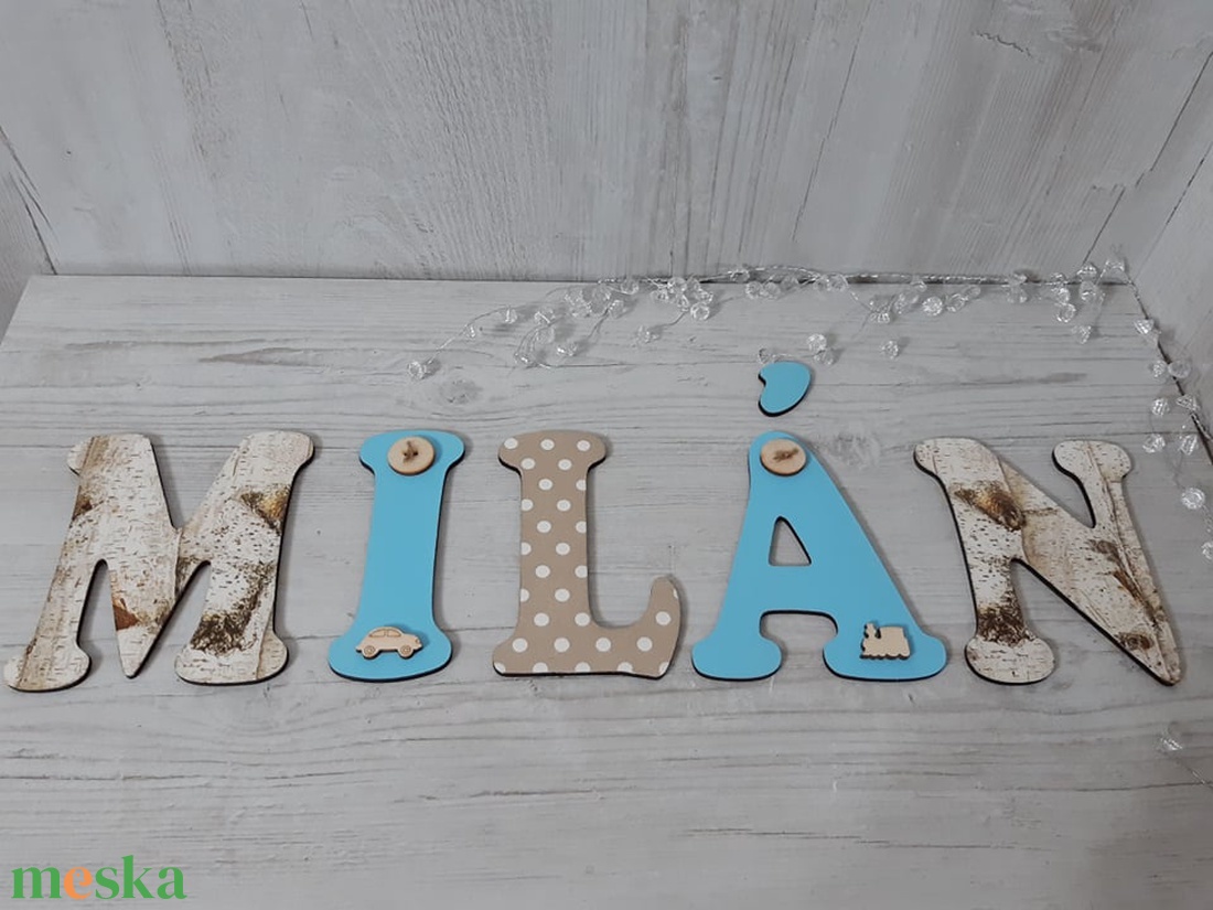 Egyedi baba/gyerekszoba dekorációk, nevek, betűk, feliratok! - otthon & lakás - dekoráció - fali és függő dekoráció - betű & név - Meska.hu