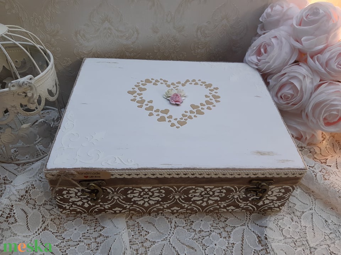 Vicces, romantikus esküvői ajándékdoboz, nászajándék! - esküvő - emlék & ajándék - nászajándék - Meska.hu