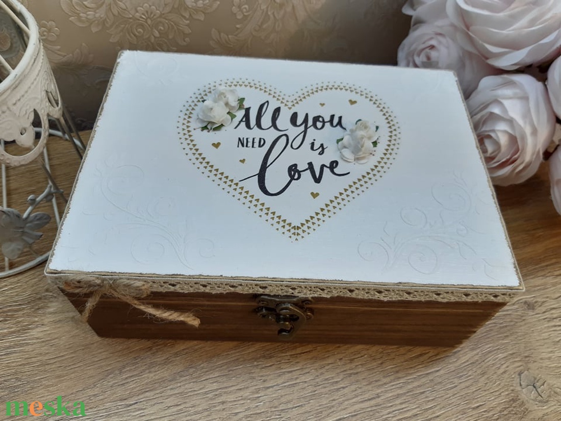 A boldog házasság kellékei! ajándékdoboz esküvőre, lánybúcsúra!  - esküvő - emlék & ajándék - nászajándék - Meska.hu