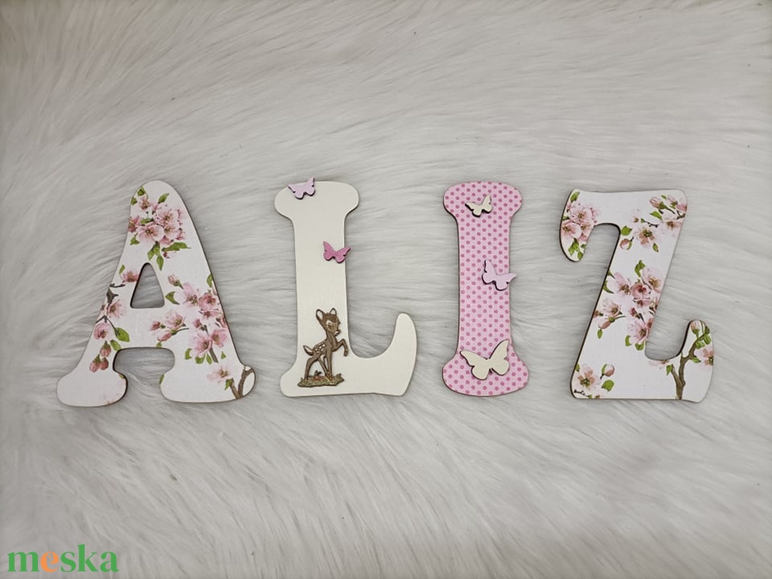 Egyedi baba/gyerekszoba dekorációk, nevek, betűk, feliratok! - otthon & életmód - dekoráció - fali és függő dekoráció - betű & név - Meska.hu