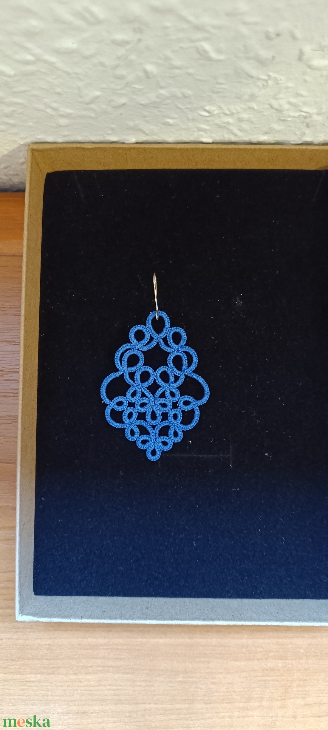 Hajócsipke fülbevaló nemesacél akasztóval - ékszer - fülbevaló - csillár fülbevaló - Meska.hu
