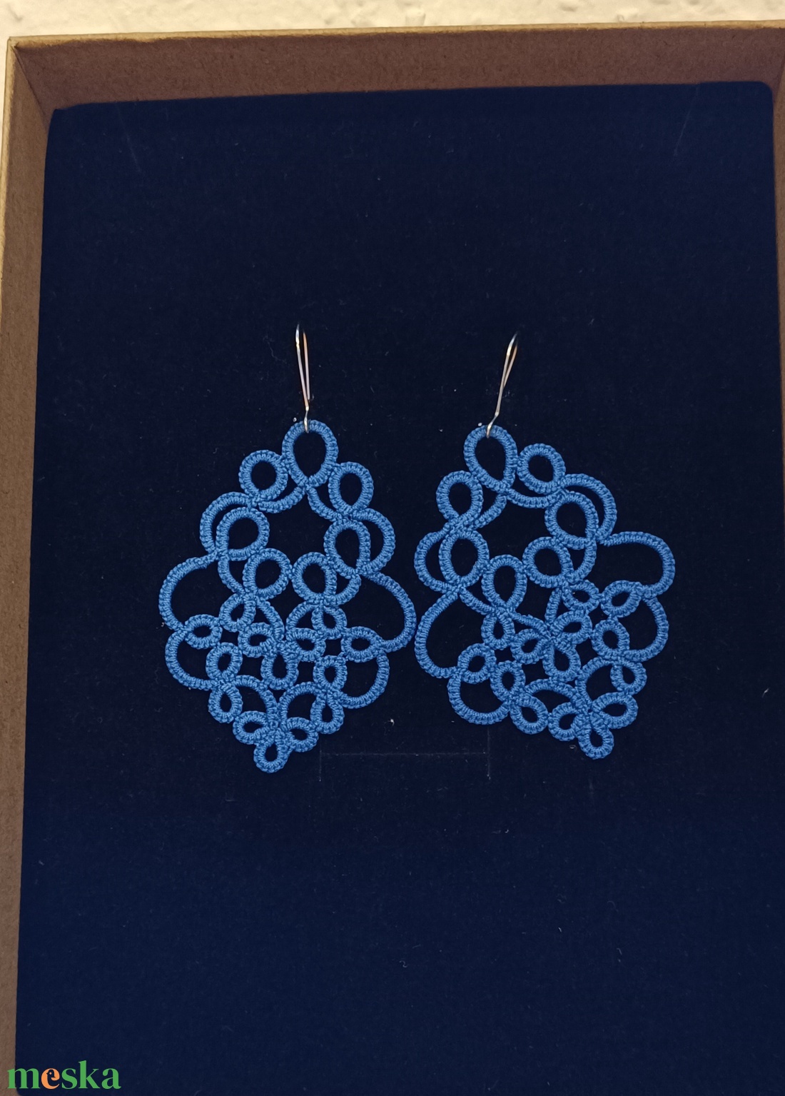 Hajócsipke fülbevaló nemesacél akasztóval - ékszer - fülbevaló - csillár fülbevaló - Meska.hu