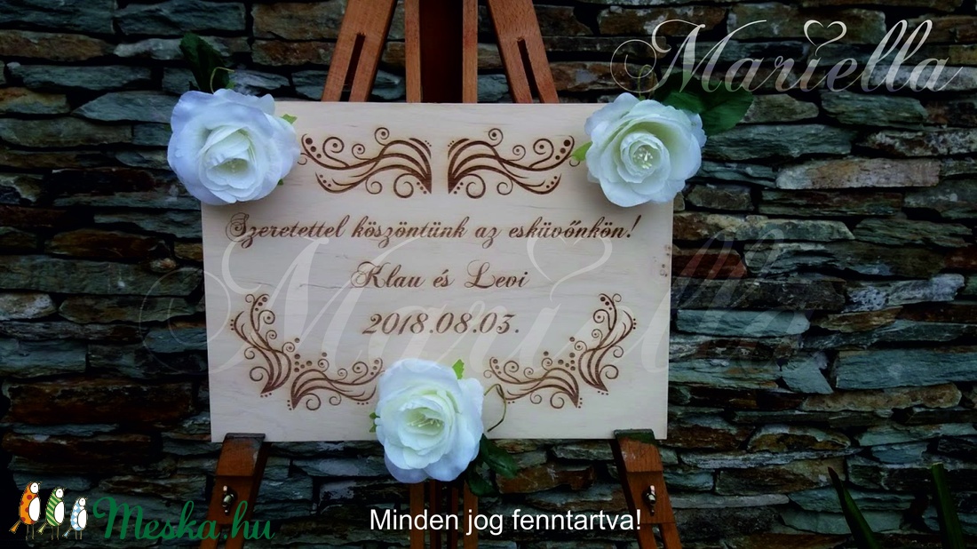 Esküvői köszöntőtábla-natúr,kicsi - esküvő - dekoráció - tábla & jelzés - Meska.hu Esküvői köszöntőtábla-natúr,kicsi - esküvő - dekoráció - tábla & jelzés - Meska.hu
