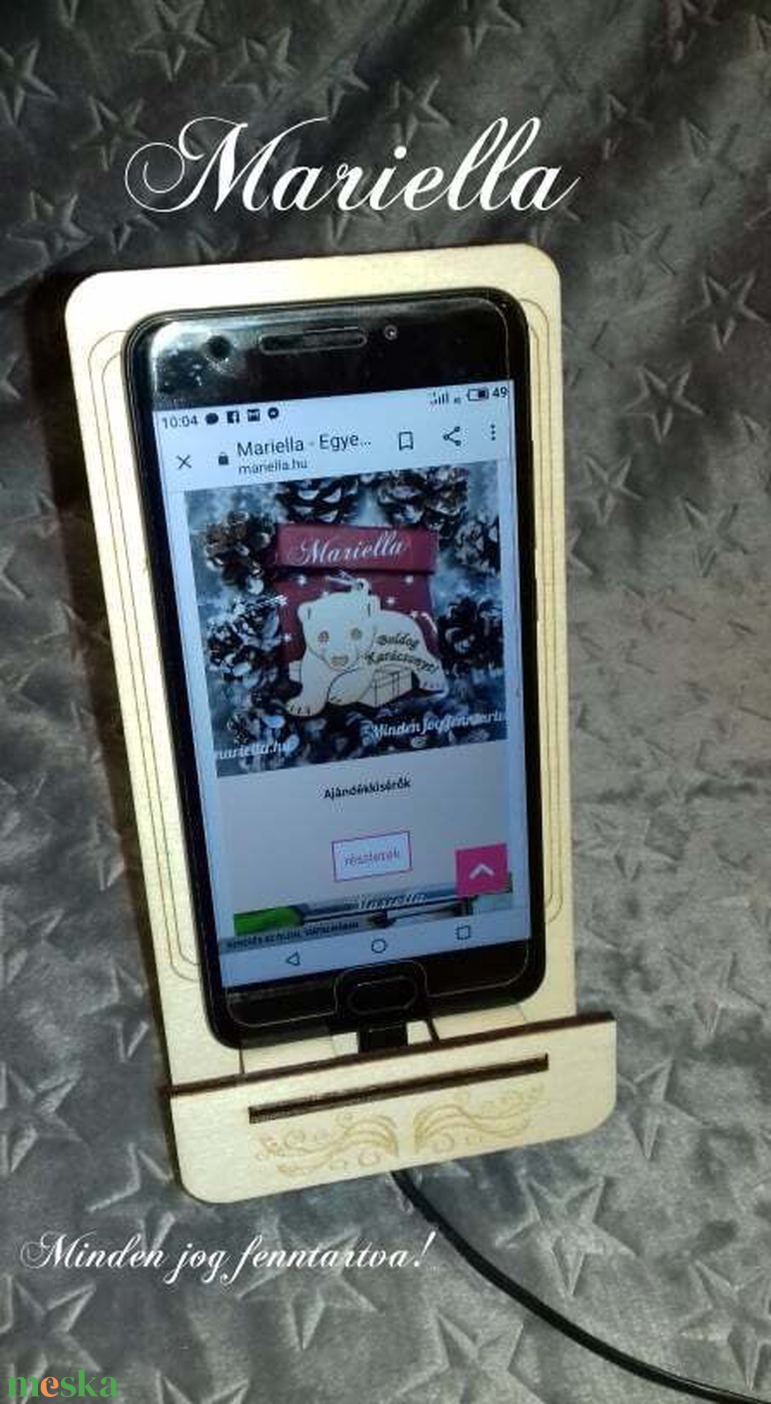 Will Smits telefontartó, motivációs idézettel - táska & tok - ebook & tablet tok - Meska.hu