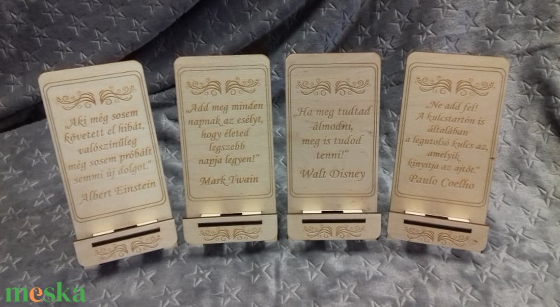 Will Smits telefontartó, motivációs idézettel - táska & tok - ebook & tablet tok - Meska.hu