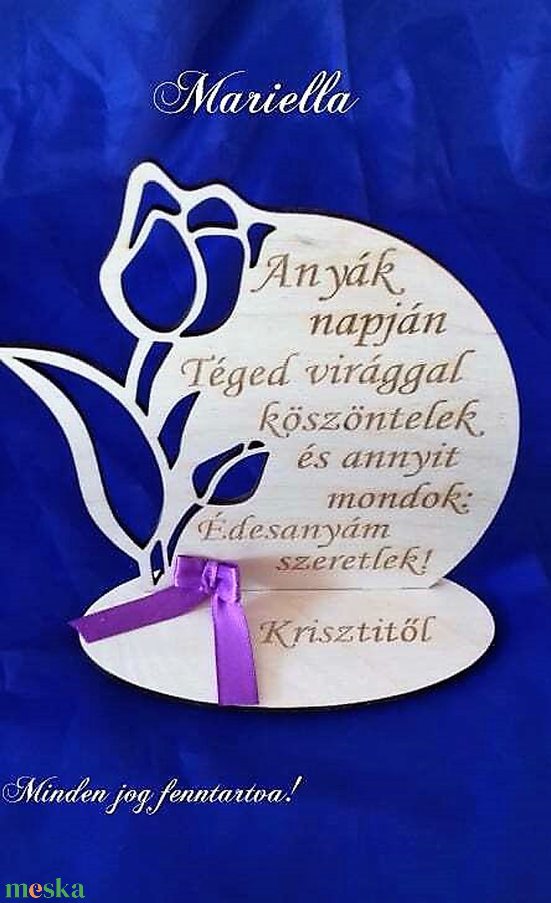 Névre szóló egyedi tulipán Anyák napjára - otthon & életmód - dekoráció - virágdísz és tartó - csokor & virágdísz - Meska.hu Névre szóló egyedi tulipán Anyák napjára - otthon & életmód - dekoráció - virágdísz és tartó - csokor & virágdísz - Meska.hu