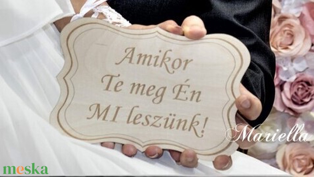 Amikor Te meg én Mi leszünk! Esküvői tábla kreatív fotózáshoz - esküvő - dekoráció - tábla & jelzés - Meska.hu Amikor Te meg én Mi leszünk! Esküvői tábla kreatív fotózáshoz - esküvő - dekoráció - tábla & jelzés - Meska.hu