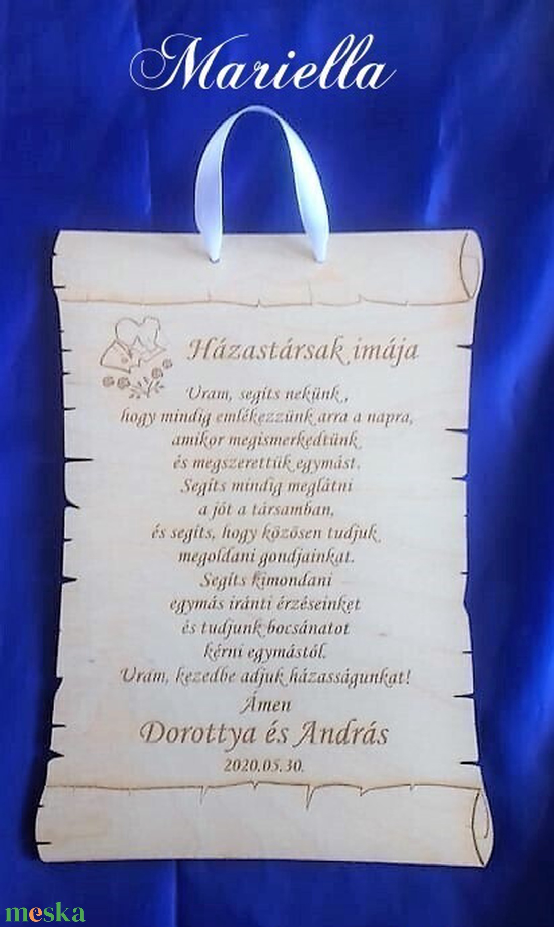 Házastársak imája, gravírozott falitábla - otthon & életmód - dekoráció - kép & falikép - táblakép - Meska.hu Házastársak imája, gravírozott falitábla - otthon & életmód - dekoráció - kép & falikép - táblakép - Meska.hu