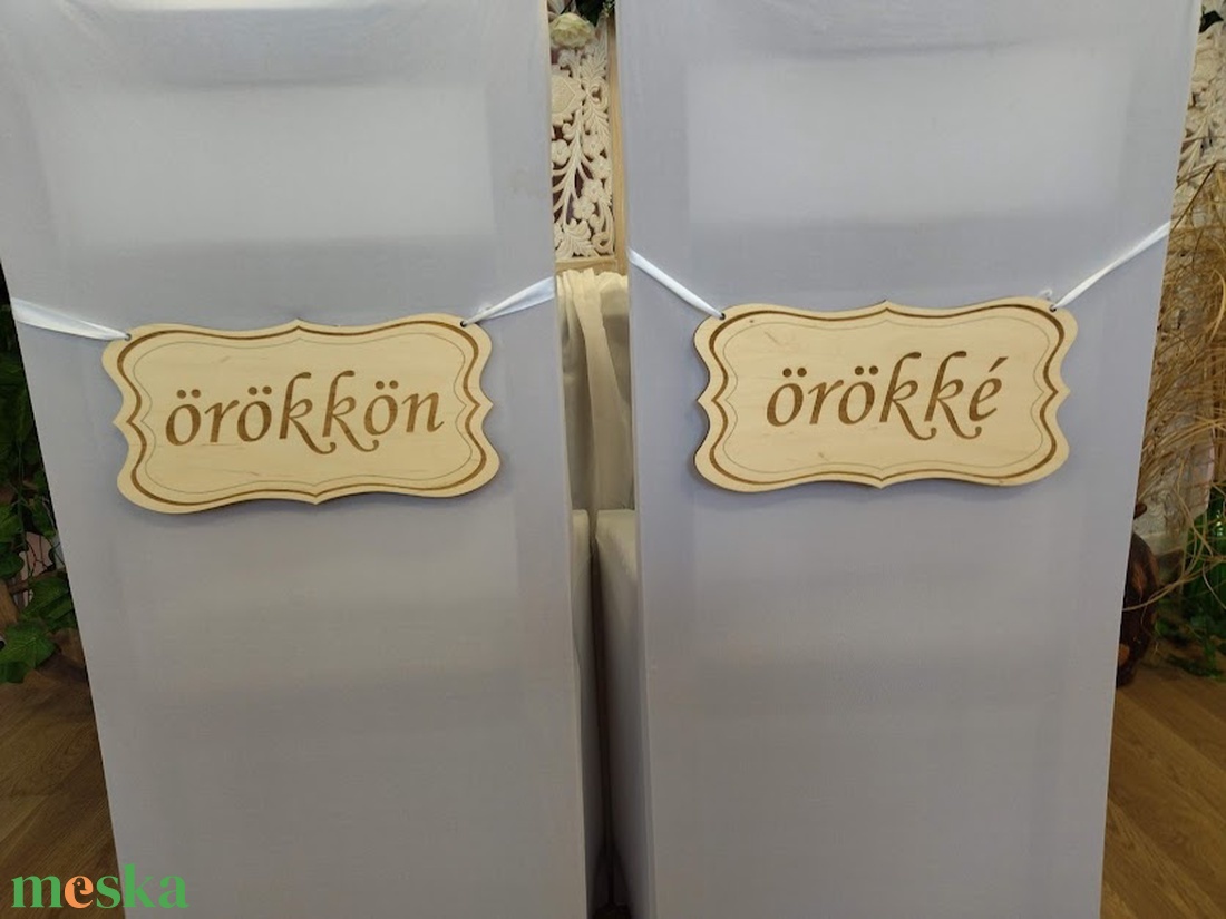 Örökkön örökké páros széktábla esküvőre - esküvő - dekoráció - tábla & jelzés - Meska.hu Örökkön örökké páros széktábla esküvőre - esküvő - dekoráció - tábla & jelzés - Meska.hu