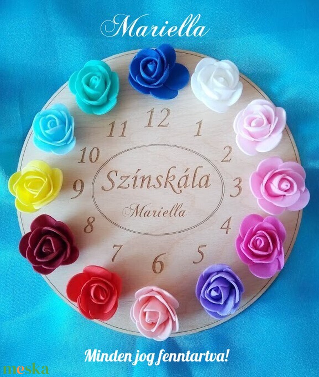 Névre szóló rózsabox Anyák napjára - otthon & életmód - dekoráció - Meska.hu